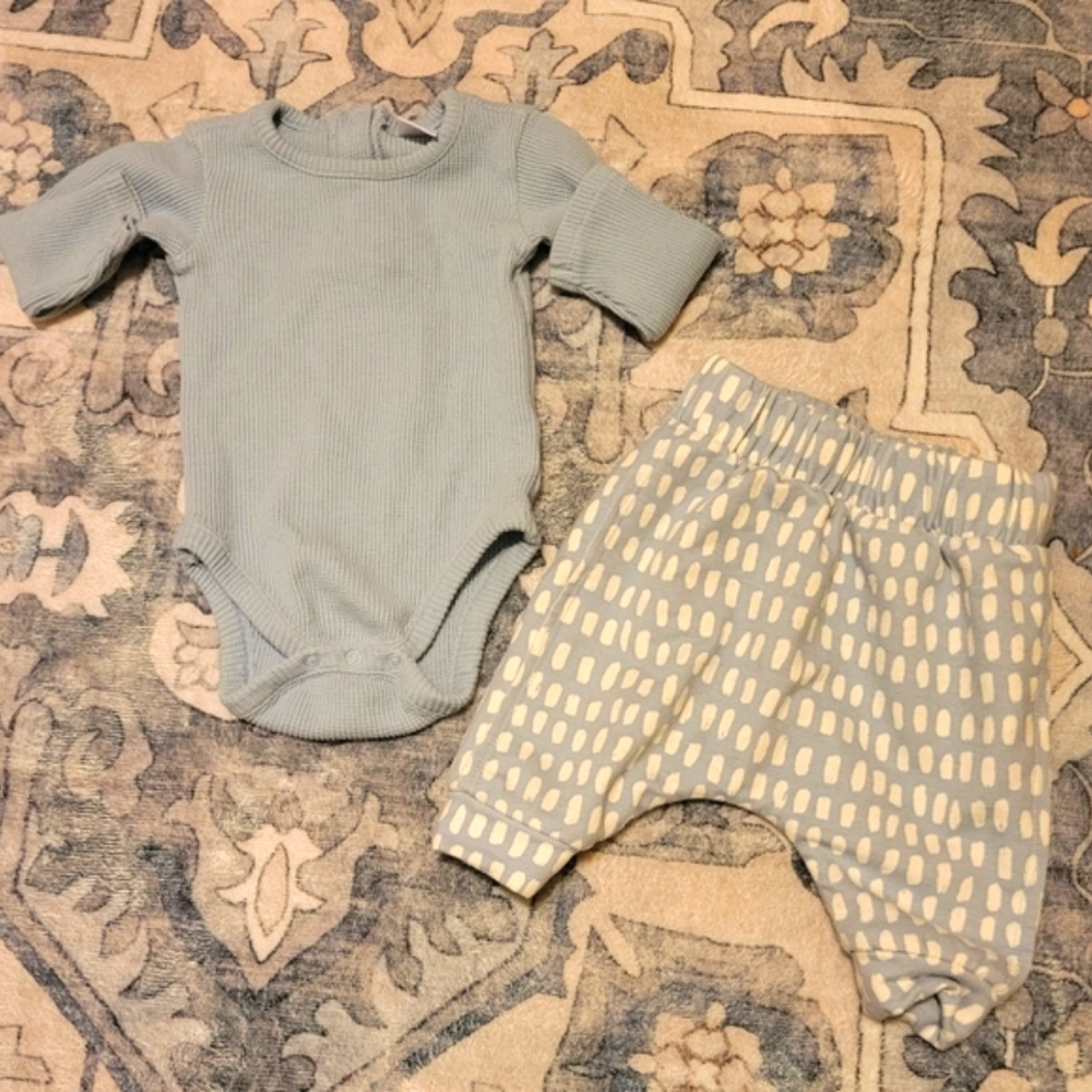 🔴4/$20🔴 Nordstrom Baby Matching Set Blue Size 3 months